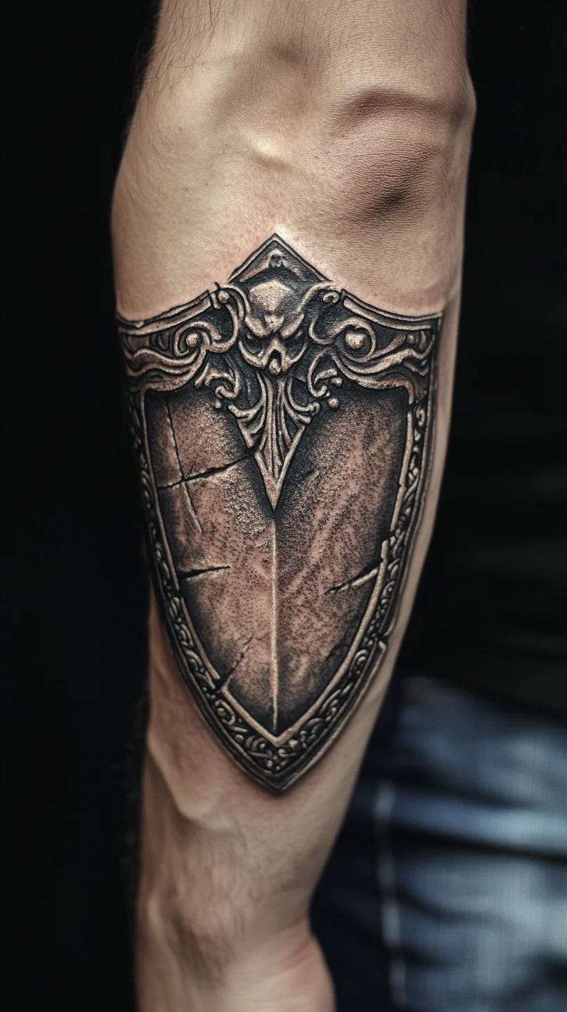 Bold Armor: The Timeless Appeal of Shield Tattoos for Every Warrior Spirit