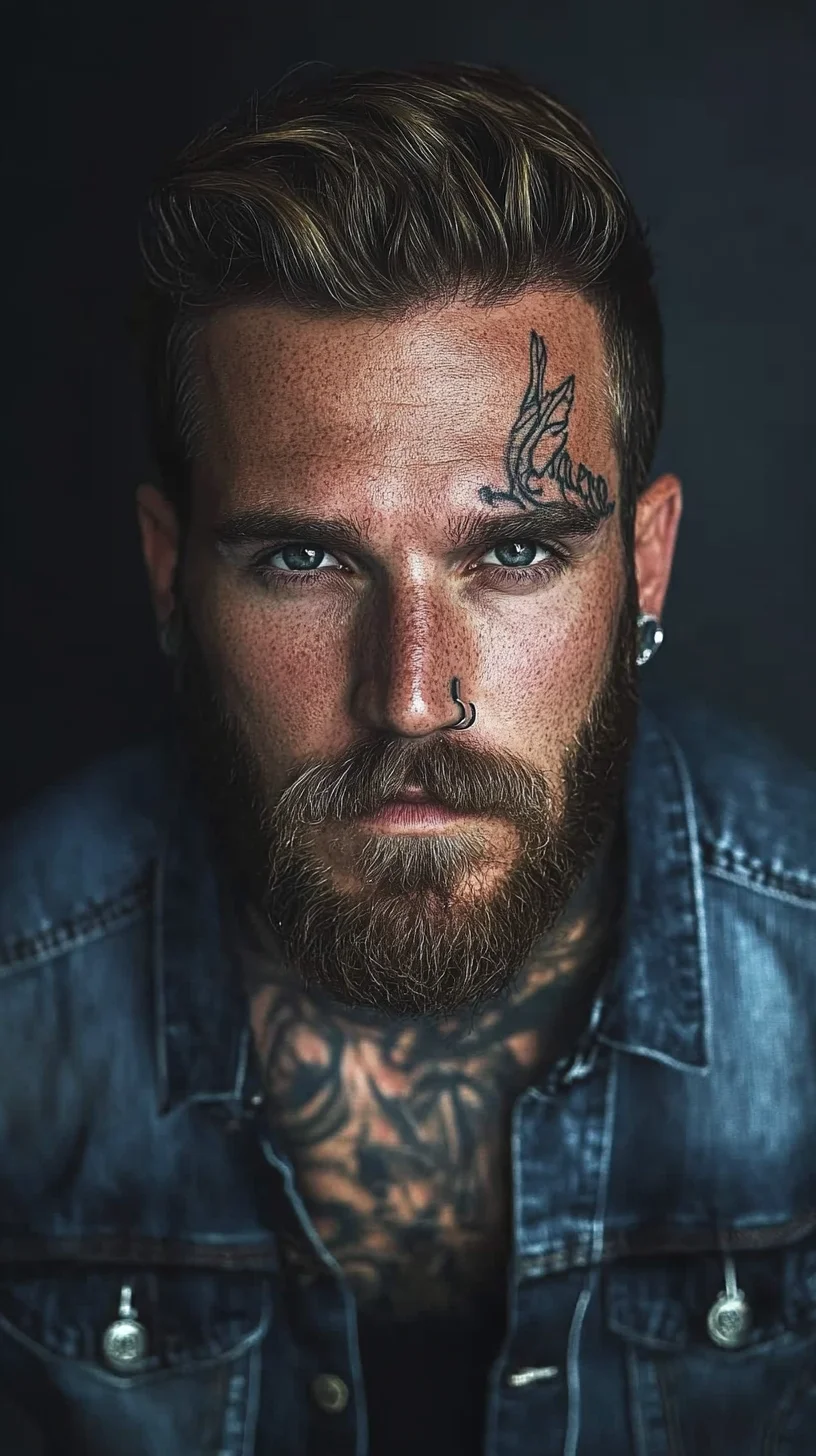 Bold Beard and Striking Ink: The Ultimate Masculine Style Statement