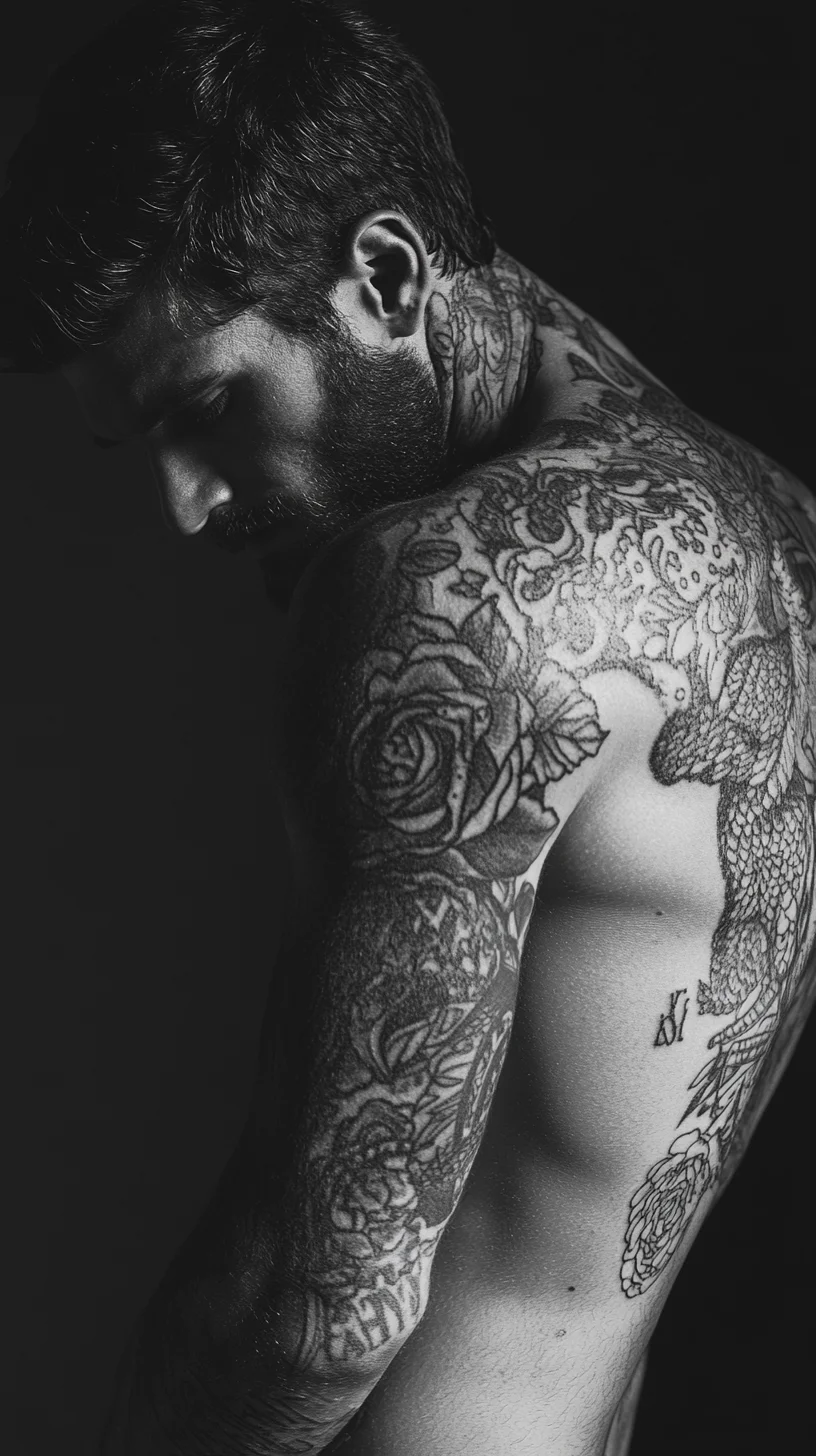 Bold Black Ink: Making a Statement with Intricate Tattoo Designs