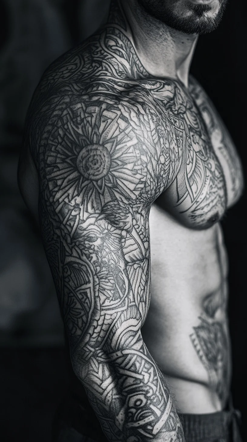 Bold Black Ink: The Allure of Intricate Tribal Tattoo Designs