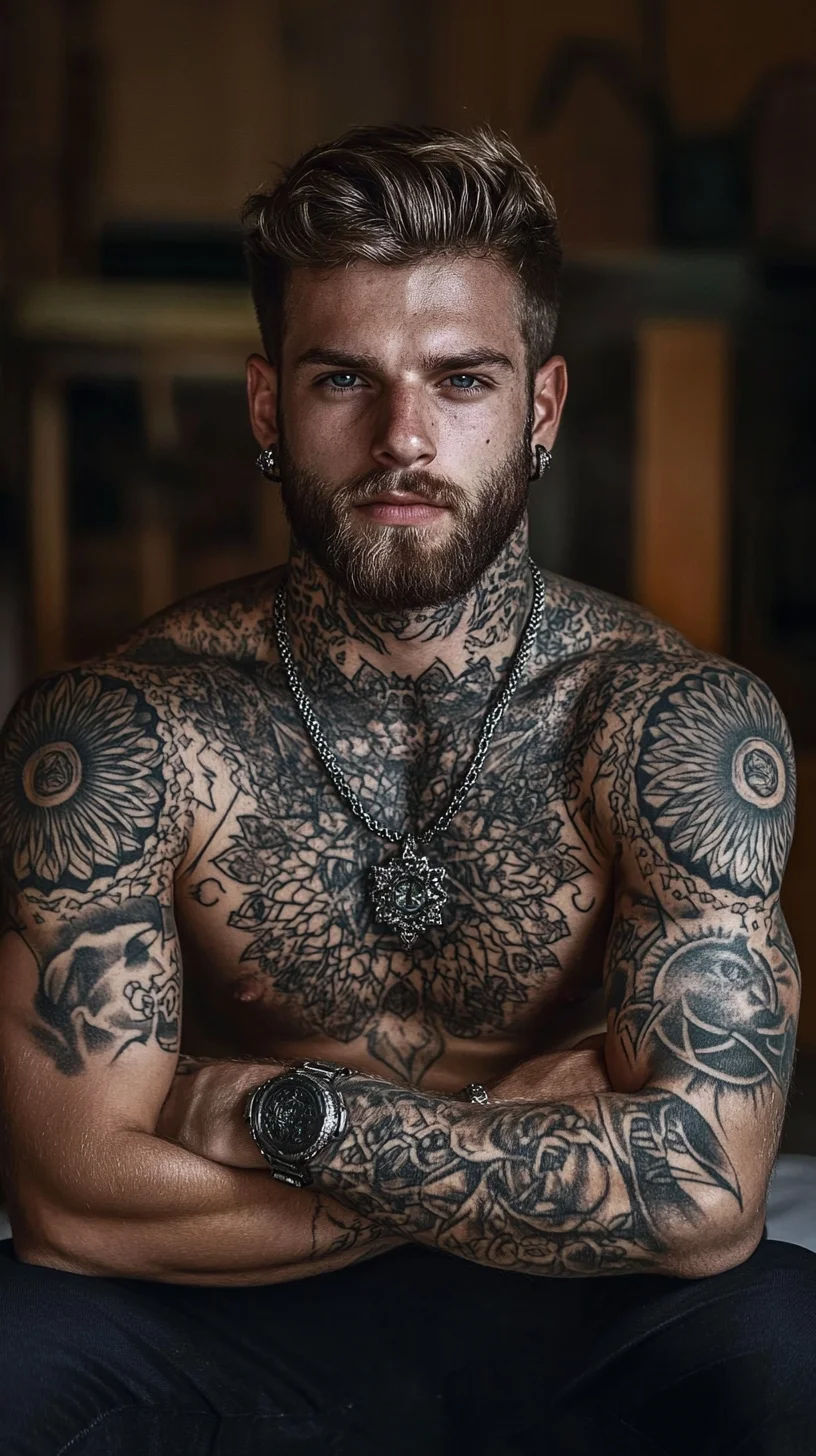 Bold Body Art: The Allure of Intricate Tattoo Designs for Modern Masculinity