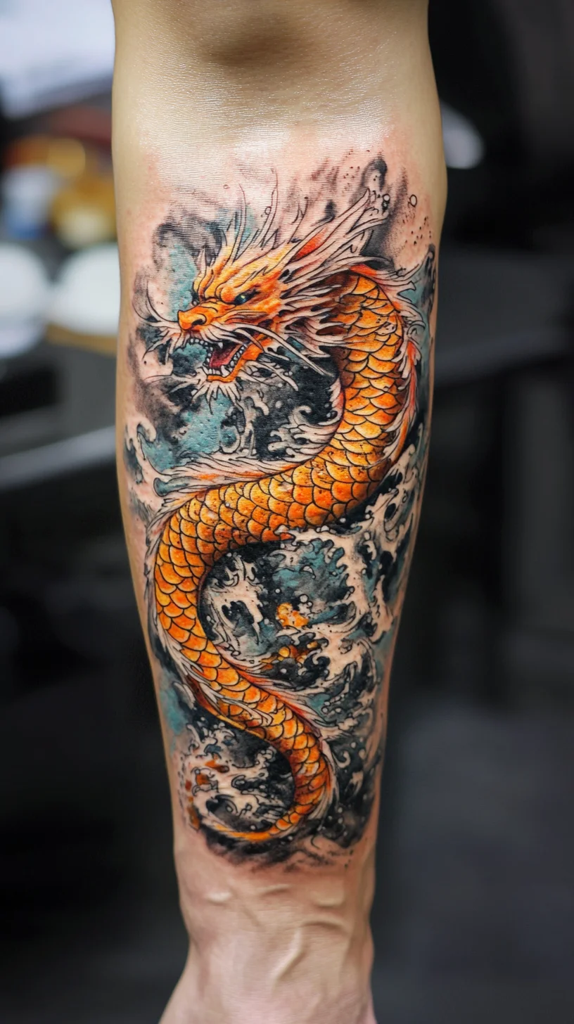 Bold Dragon Tattoo: A Fierce Symbol of Strength and Rebirth