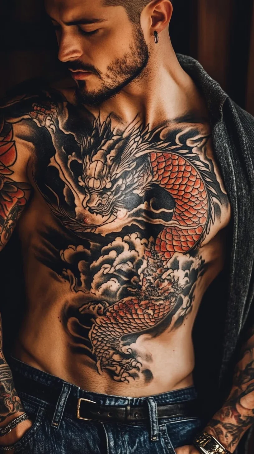 Bold Dragon Tattoo: A Symbol of Strength and Resilience