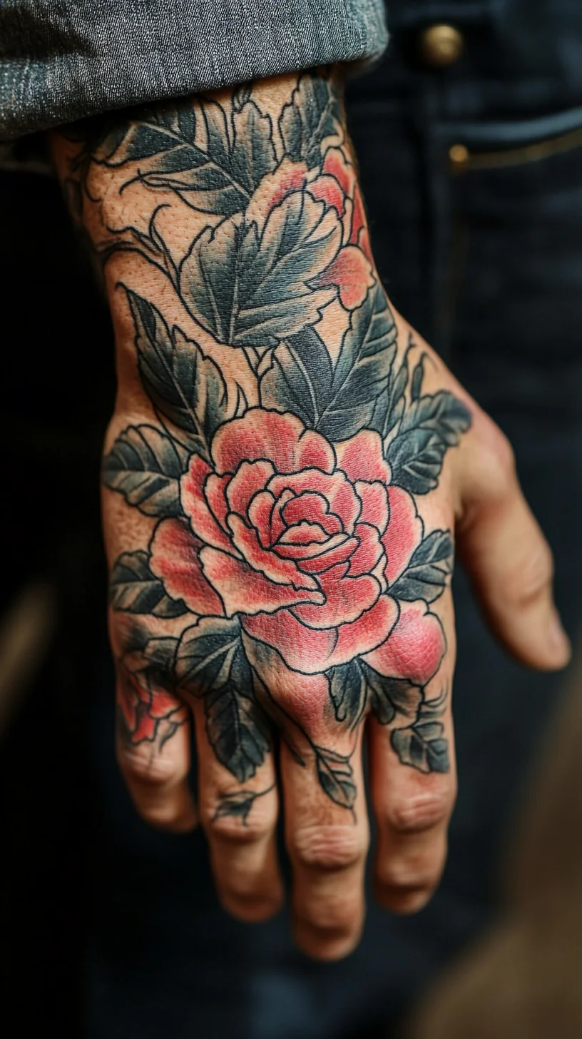 Bold Floral Hand Tattoos: A Timeless Statement of Art and Individuality