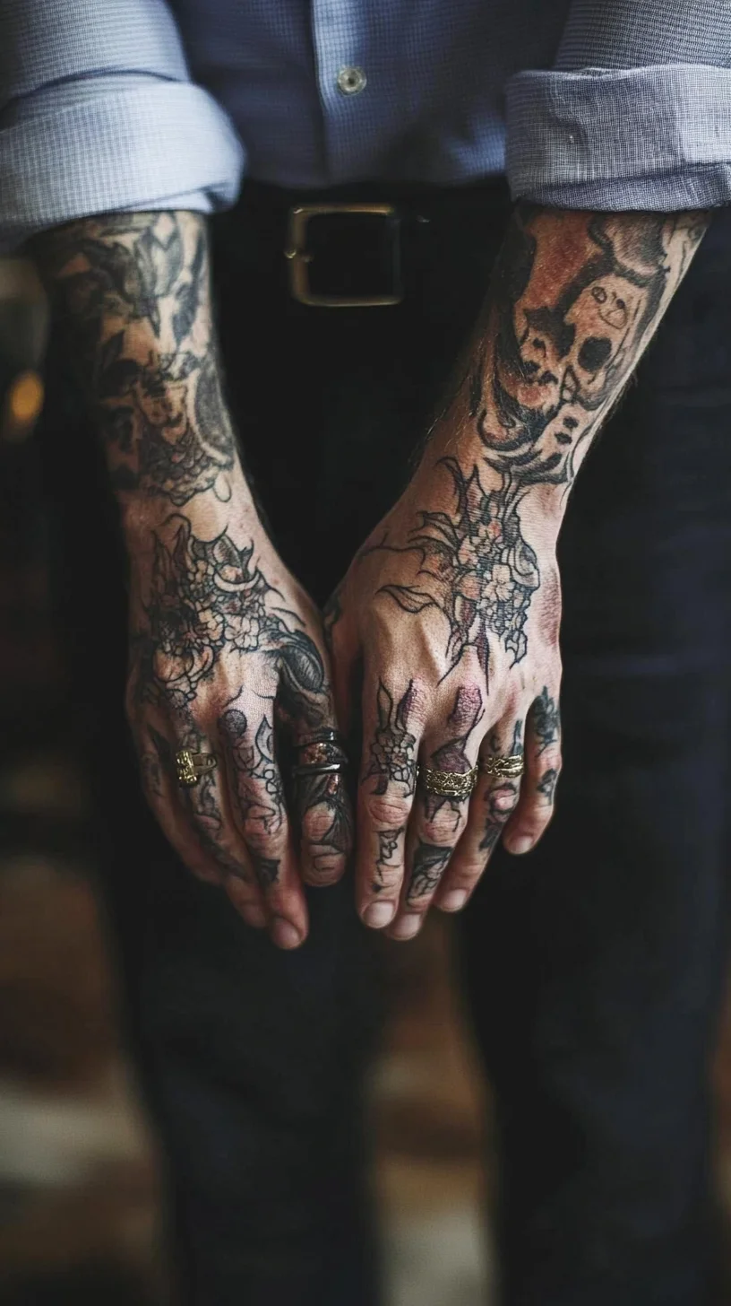 Bold Inked Elegance: Embrace the Artistry of Full-Hand Tattoos