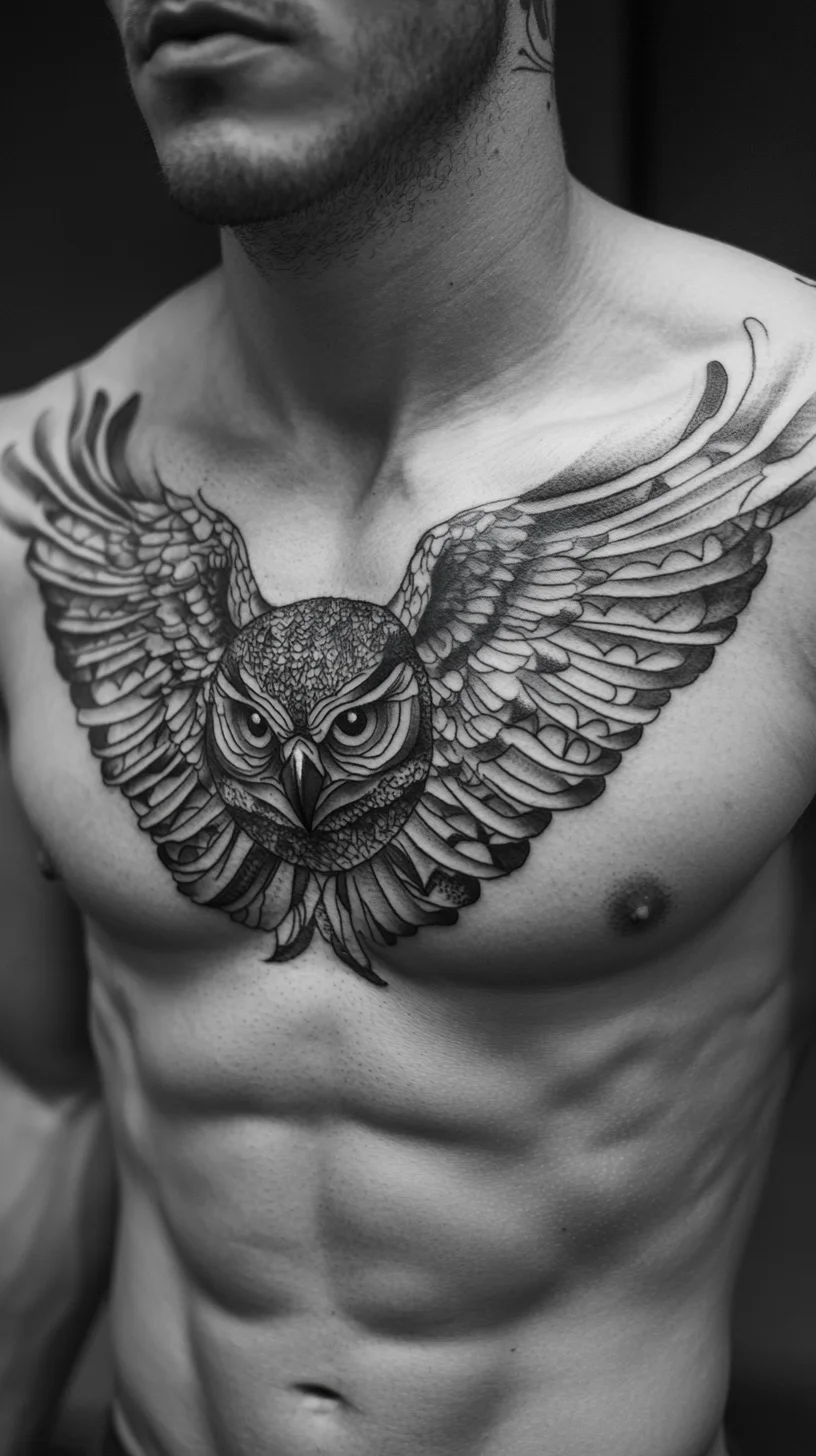 Bold Owl Wing Tattoo: A Striking Symbol of Freedom and Strength