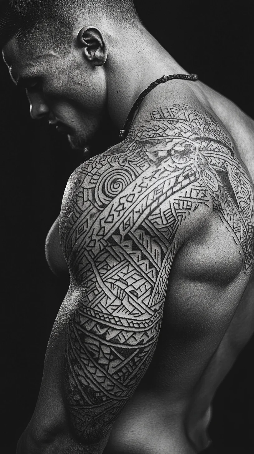 Bold Tribal Tattoo: A Statement of Strength and Identity