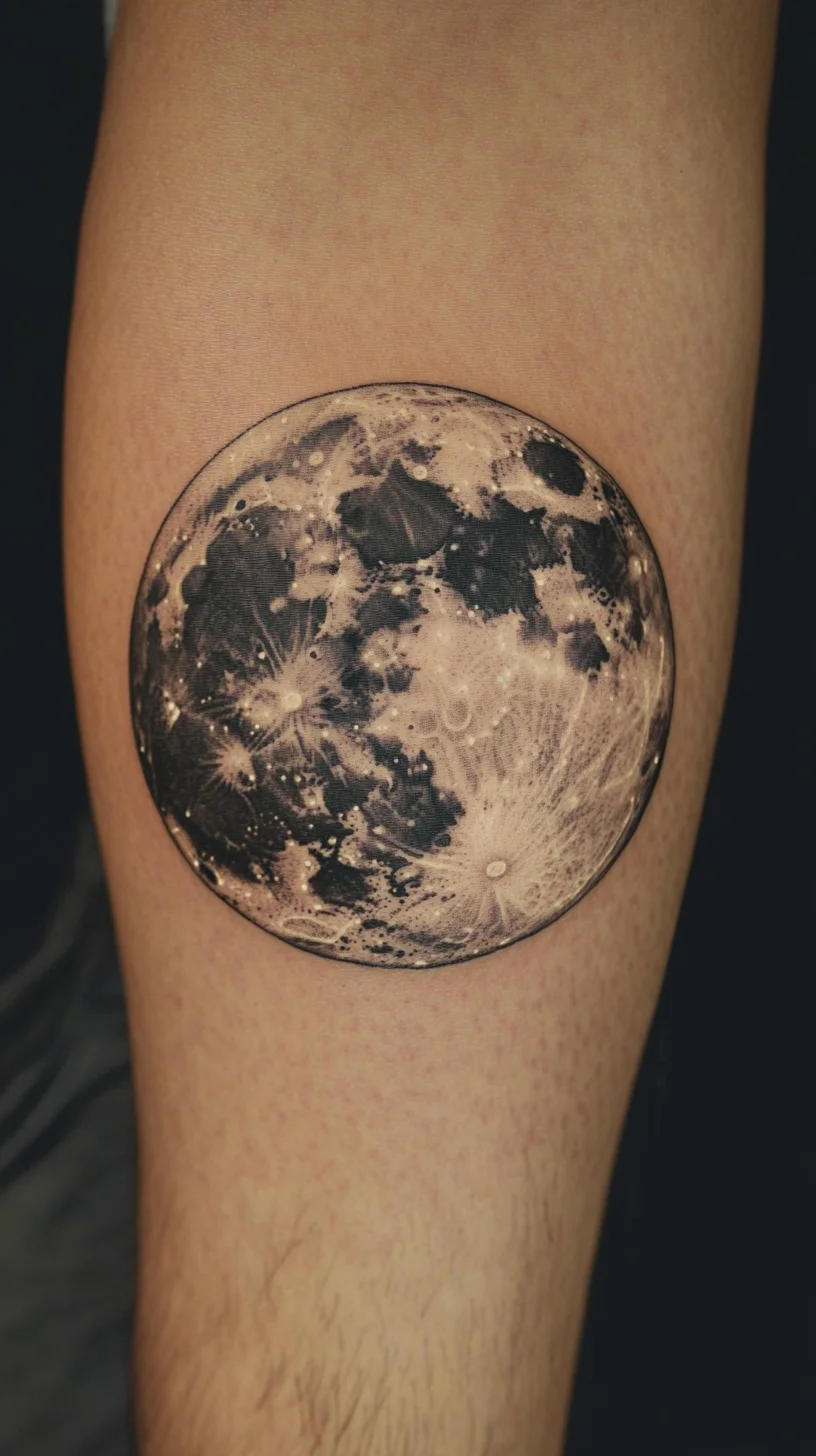 Celestial Ink: Captivating Moon Tattoos for the Dreamy Soul