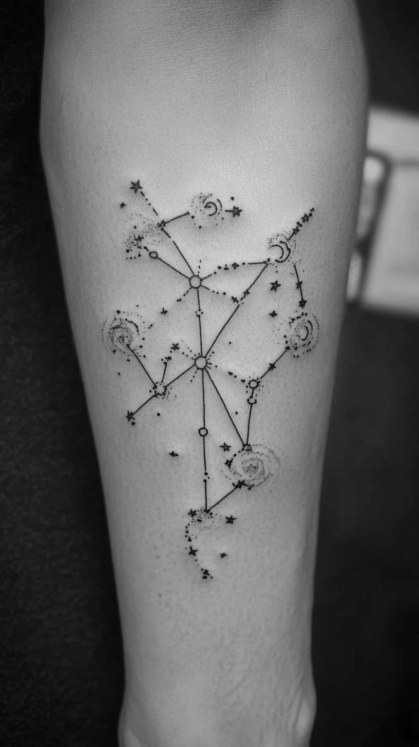 Celestial Ink: Discover the Allure of Stellar Constellation Tattoos