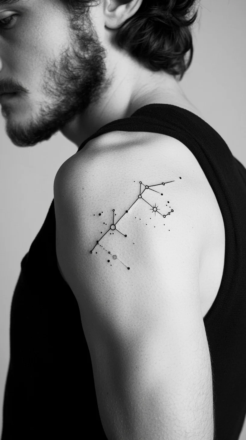 Celestial Ink: Embrace the Stars with a Chic Constellation Tattoo