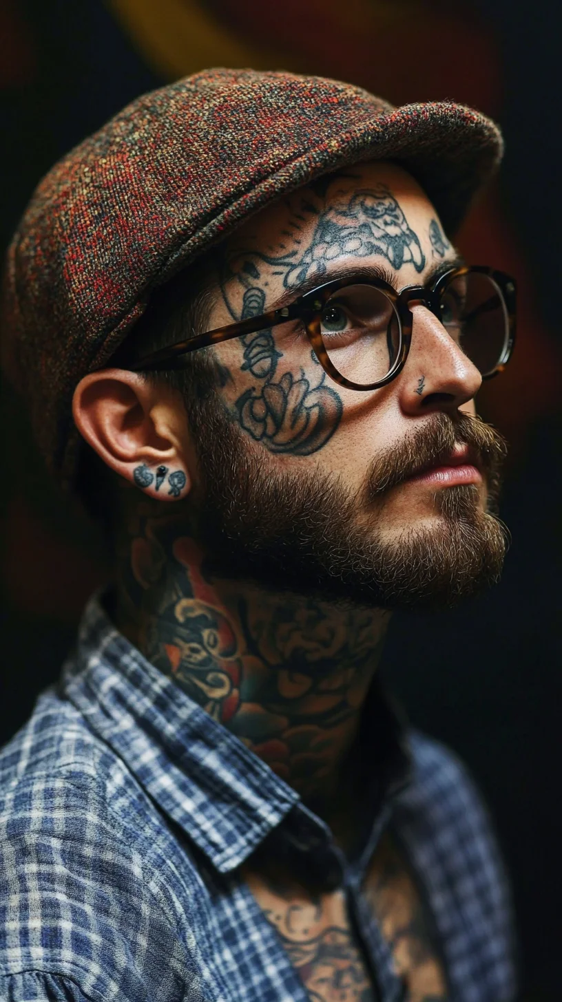 Edgy Elegance: Embrace Bold Tattoos with a Touch of Classic Style