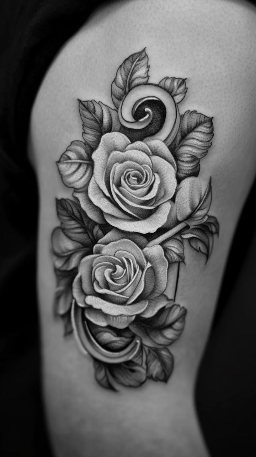 Elegant Black and Gray Rose Tattoo: A Timeless Bloom for Every Aesthetic