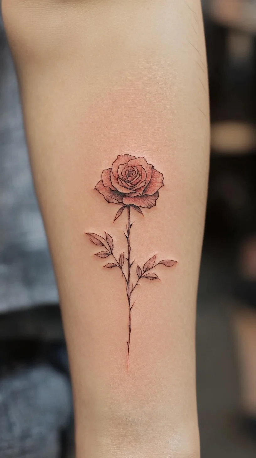 Elegant Rose Tattoo: A Timeless Expression of Beauty and Strength