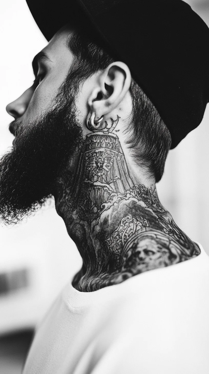 Elevate Your Look: Bold Neck Tattoos for the Fearless Individual