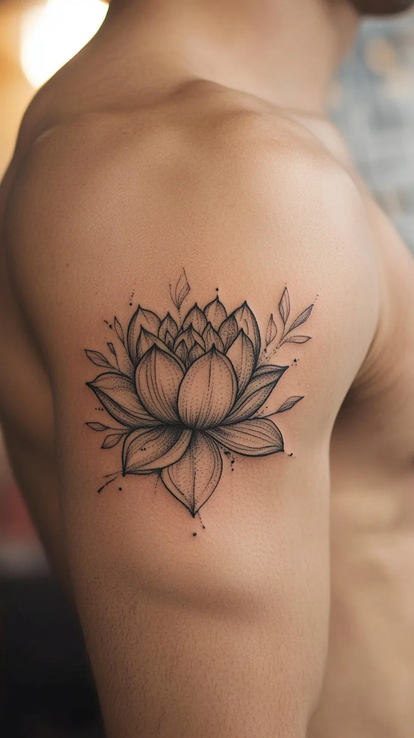 Embrace Elegance: The Allure of Minimalist Lotus Flower Tattoos