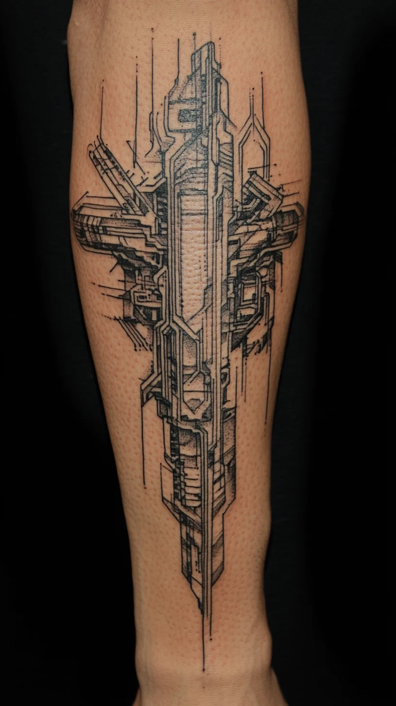 Embrace the Future: Intricate Geometric Tattoos for Bold Self-Expression