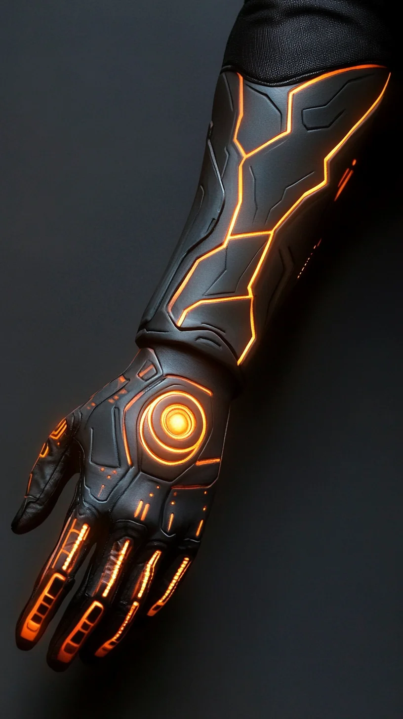 Futuristic Neon-Lit Arm: Unleash Your Inner Cyber Warrior