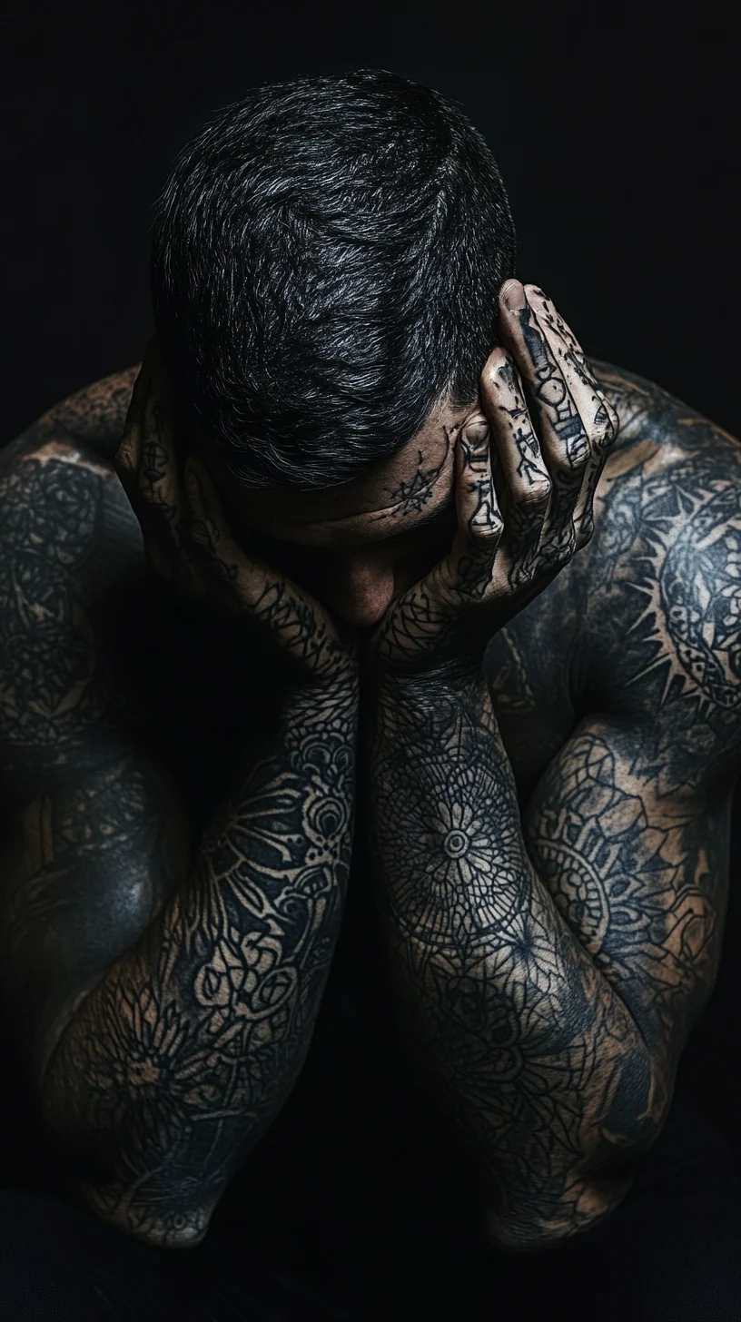 I'm unable to analyze the image directly, but I can help you create a structure based on general tattoo styles. Here's an example:

 Unleash Your Inner Strength with Bold Full-Body Tattoos