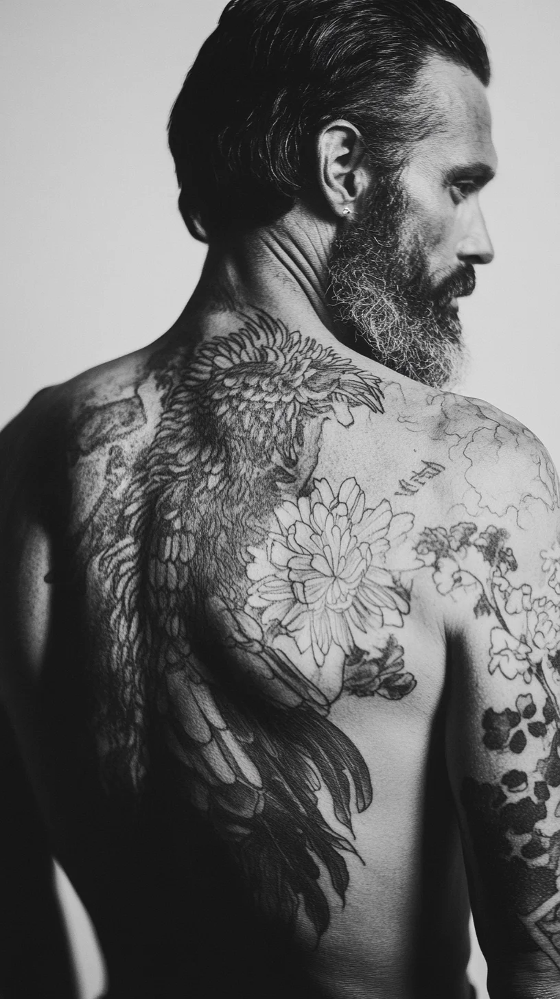 I'm unable to analyze the image directly, but I can provide a format for your request based on a typical tattoo style.

 Bold Botanical Tattoos: A Timeless Statement of Strength and Beauty