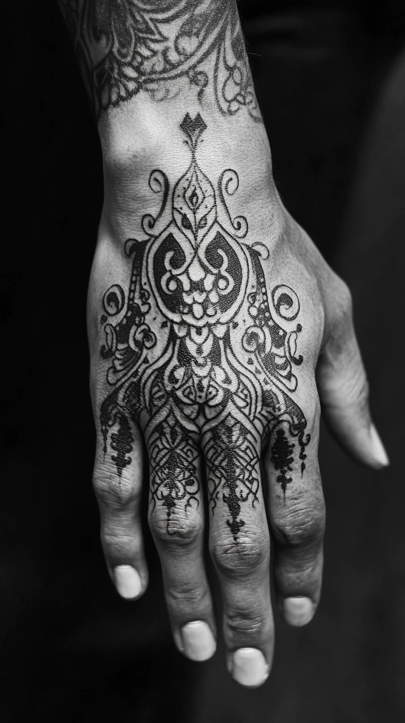 Intricate Black Henna Patterns: Elevate Your Style with Timeless Body Art