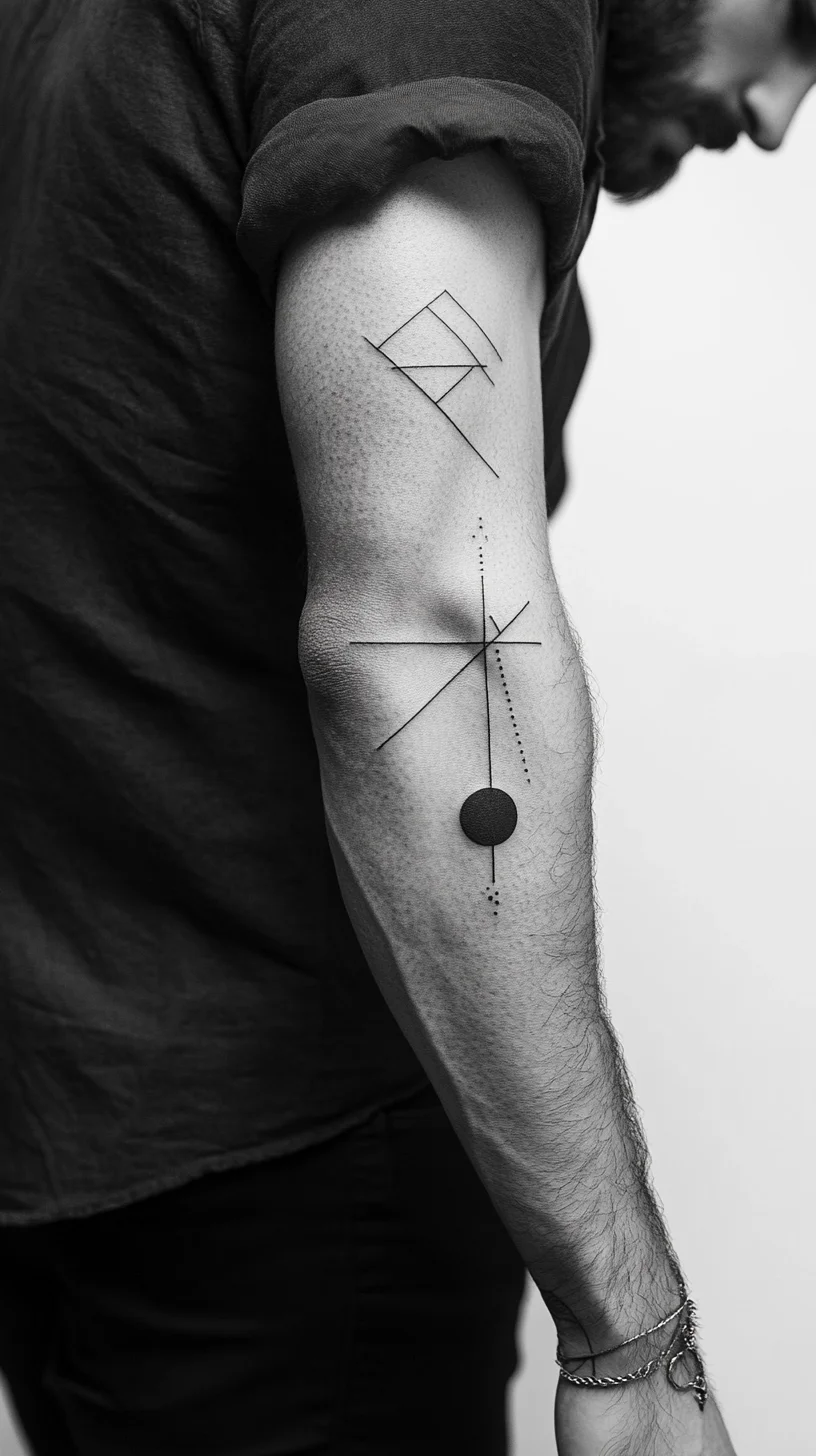 Minimalist Geometric Tattoo Design: A Timeless Blend of Simplicity and Style