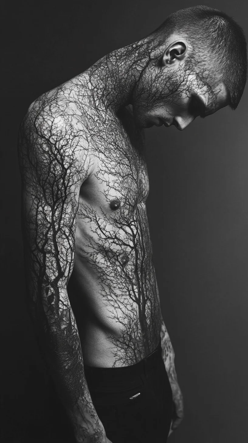 Nature's Intricate Ink: Explore the Stunning Tree-Branch Tattoo Style