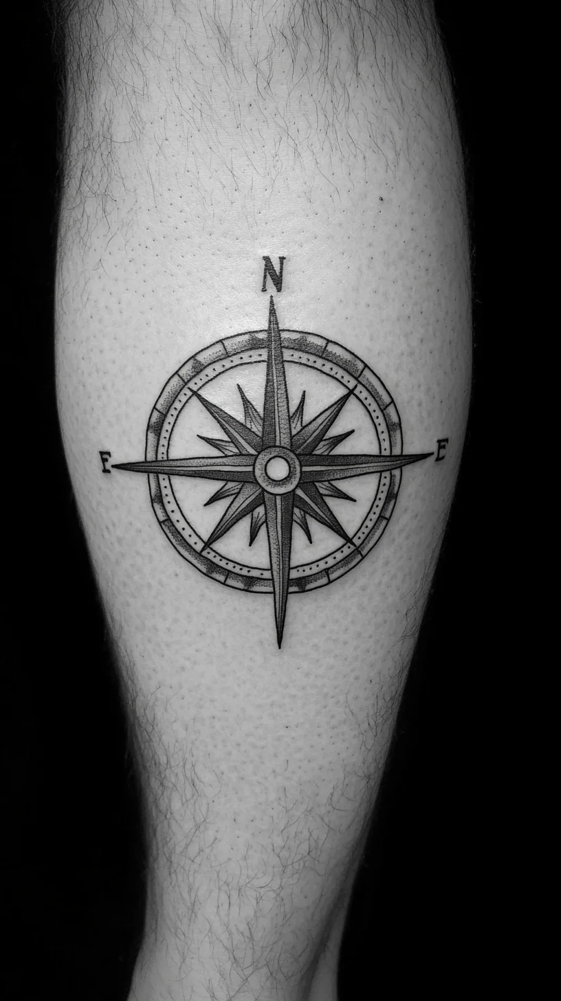 Navigate Your Journey: The Timeless Compass Tattoo for Adventurers