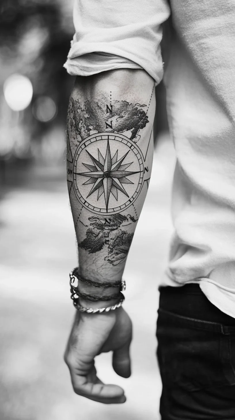 Navigate Your Journey with a Timeless Compass Tattoo