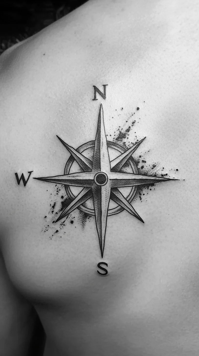 Navigate Your Passion: Stunning Compass Tattoo Inspiration for Adventurous Souls