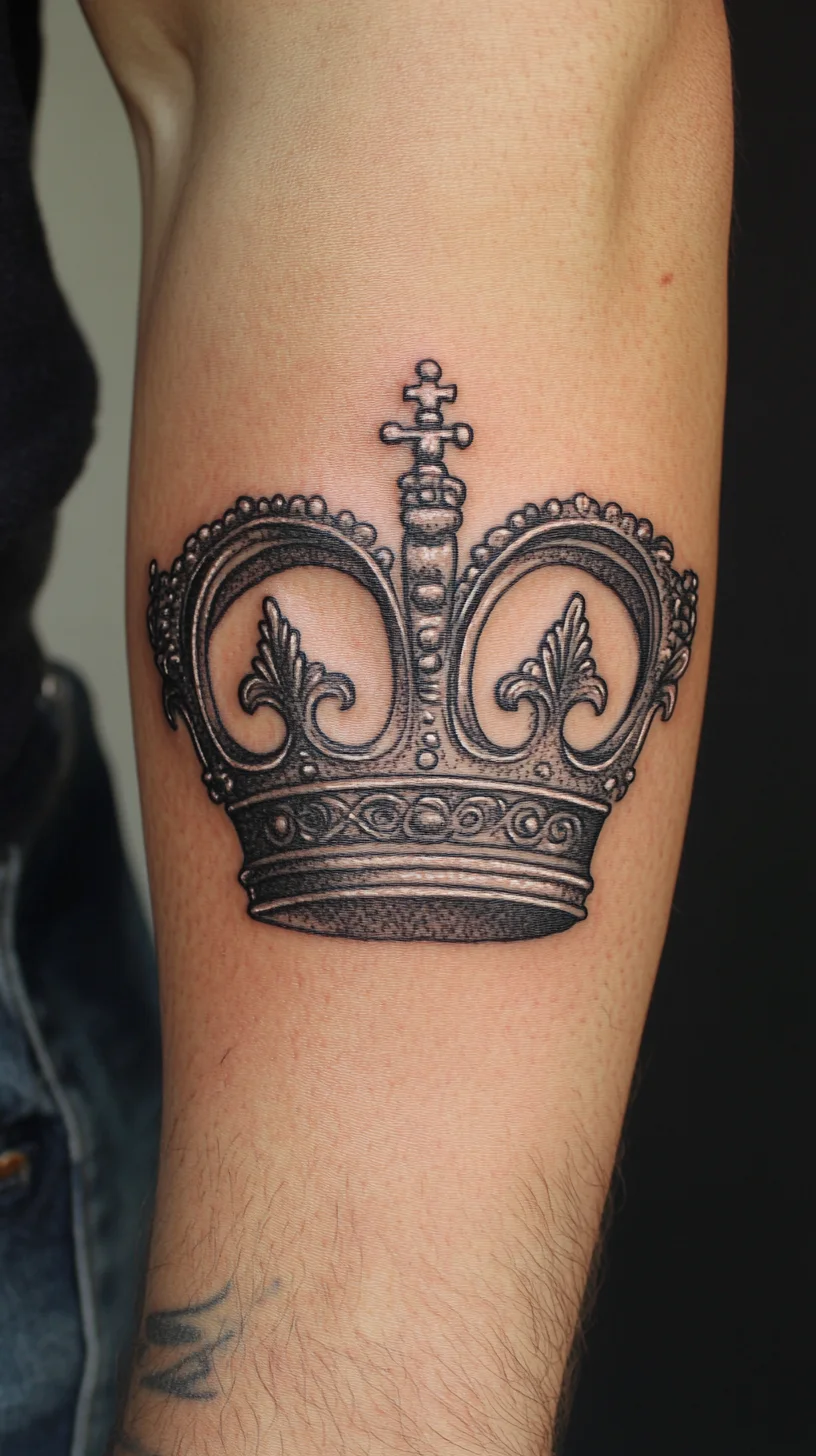 Regal Elegance: Discover the Timeless Allure of Crown Tattoos