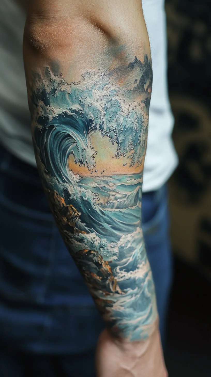 Ride the Waves: Stunning Ocean-Inspired Tattoo for Nature Lovers