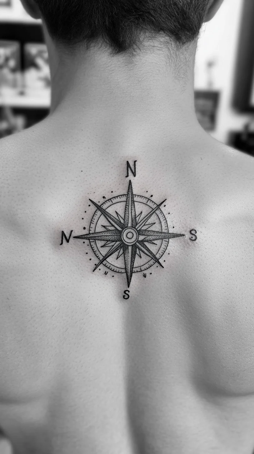 Timeless Compass Tattoo: Navigate Your Journey with Style