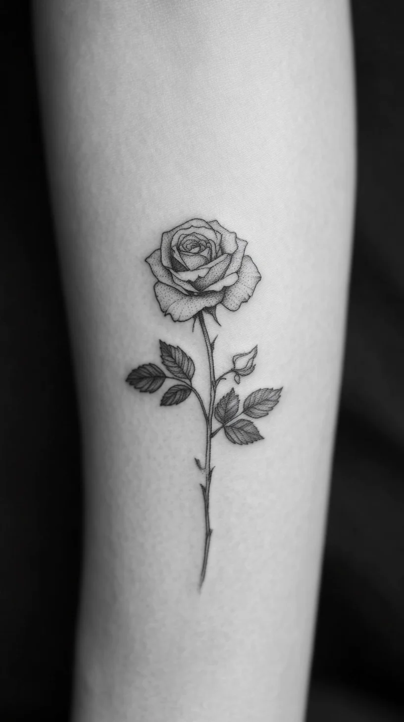 Timeless Elegance: The Classic Black Rose Tattoo for Sophisticated Appeal