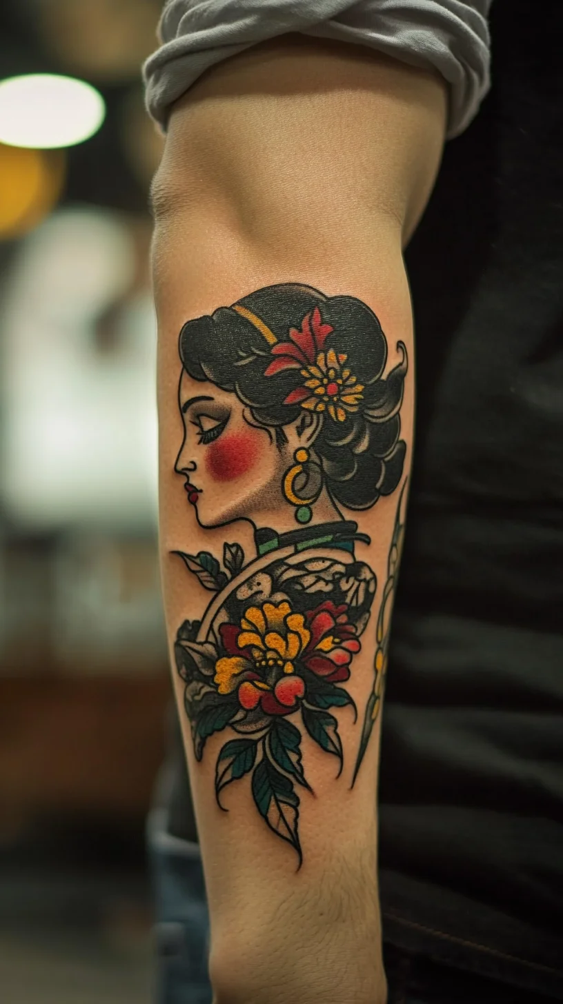 Timeless elegance: The classic geisha tattoo that celebrates beauty and tradition