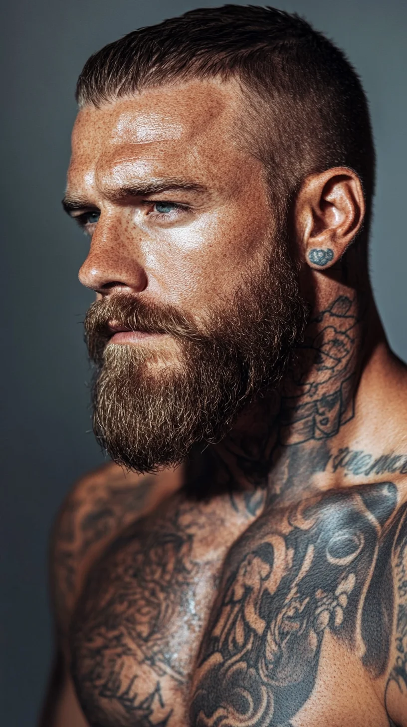 Unleash Your Edge: The Bold Beard and Tattoo Combo for Modern Men