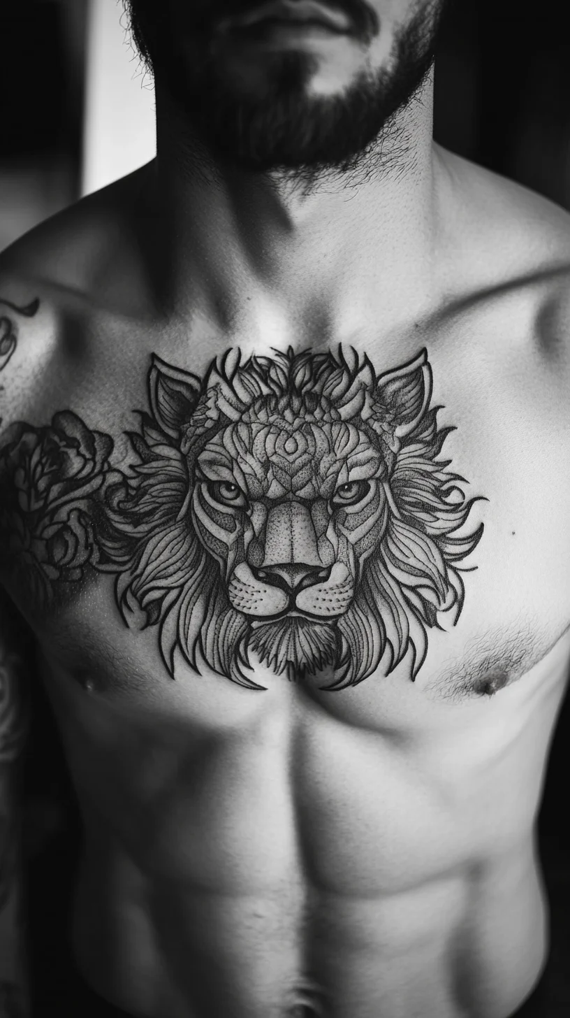 Unleash Your Wild Side with a Majestic Lion Tattoo: Strength and Style Combined